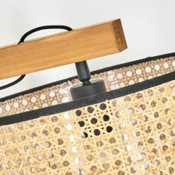 Luminaires Scandinaves-hofstein Ramila Lampadaire Écru, Noir, 1 lumière