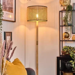 hofstein Ramila Lampadaire Écru, Noir, 1 lumière