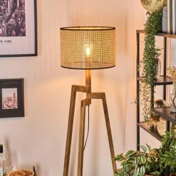 hofstein Ramila Lampadaire, Liseuse Écru, 1 lumière