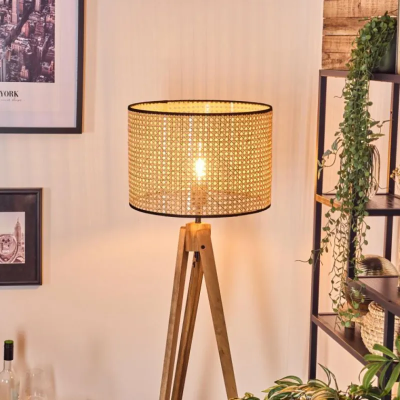 hofstein Ramila Lampadaire, Liseuse Écru, Noir, 1 lumière