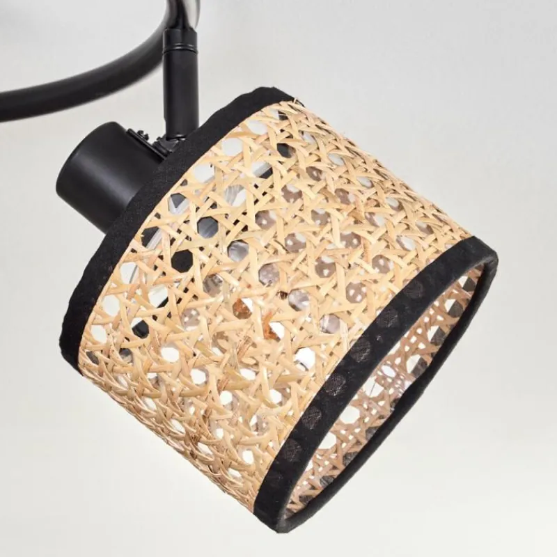 Luminaires Scandinaves-hofstein Ramila Plafonnier Noir, 3 lumières