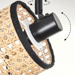 Luminaires Scandinaves-hofstein Ramila Plafonnier Noir, 3 lumières