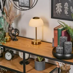 hofstein Rands Lampe à poser LED Laiton, 1 lumière