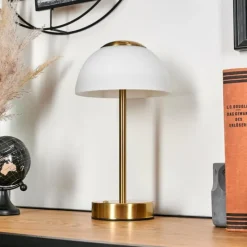 hofstein Rands Lampe à poser LED Laiton, 1 lumière