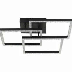 Luminaires Brilliant Ranni Plafonnier LED Noir, 1 lumière* Éclairage Led