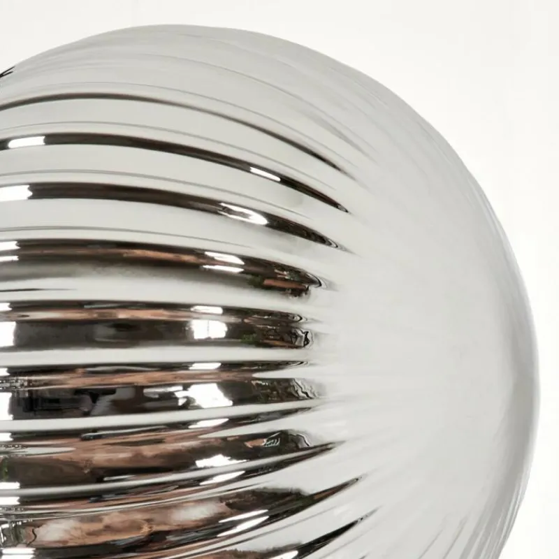 hofstein Remaisnil Lampadaire Ambre, Fumé, 3 lumières