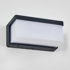 hofstein Rifbjerg Lampe murale d´extérieur, Applique murale, Spot mural LED Noir, 1 lumière