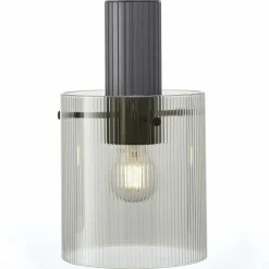 Luminaires Brilliant Riffelini Suspension Noir, 3 lumières