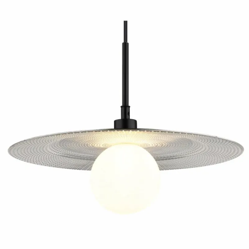Luminaires Globo Lighting Riga Suspension Noir, 1 lumière* Suspensions