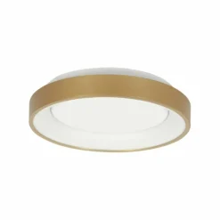 Lampes Dorées-Luminaires Steinhauer Ringlede Plafonnier LED Or, 1 lumière