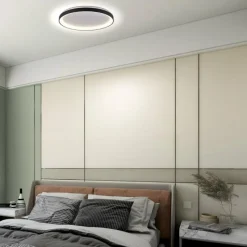 Luminaires Steinhauer Ringlede Plafonnier LED Noir, 1 lumière* Éclairage Led