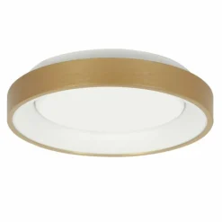 Lampes Dorées-Luminaires Steinhauer Ringlede Plafonnier LED Or, 1 lumière