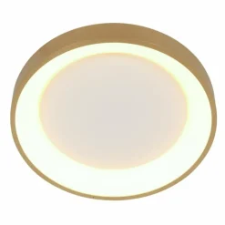 Lampes Dorées-Luminaires Steinhauer Ringlede Plafonnier LED Or, 1 lumière