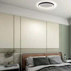 Luminaires Steinhauer Ringlede Plafonnier LED Noir, 1 lumière* Éclairage Led