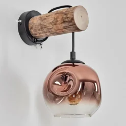 hofstein Ripoll Applique murale Écru, Noir, 1 lumière