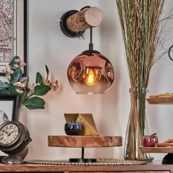 hofstein Ripoll Applique murale Écru, Noir, 1 lumière