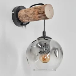 hofstein Ripoll Applique murale Écru, Noir, 1 lumière