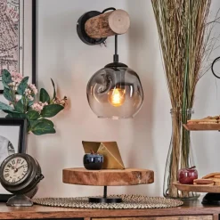 hofstein Ripoll Applique murale Écru, Noir, 1 lumière