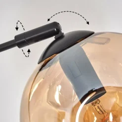 hofstein Ripoll Lampadaire Ambre, 3 lumières