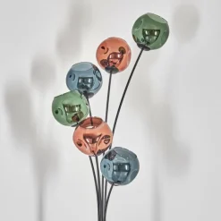 hofstein Ripoll Lampadaire Bleu, Vert, Cuivré, 6 lumières