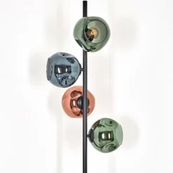 hofstein Ripoll Lampadaire Bleu, Vert, Cuivré, 4 lumières