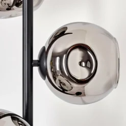 hofstein Ripoll Lampadaire Chrome, Fumé, 3 lumières