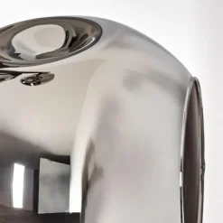 Suspension Verre Fumé-hofstein Ripoll Lampadaire Chrome, Fumé, 4 lumières