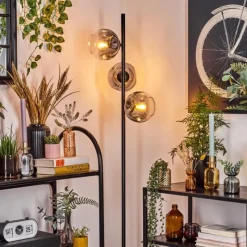 hofstein Ripoll Lampadaire Clair, Fumé, 3 lumières