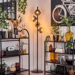 Suspension Verre Fumé-hofstein Ripoll Lampadaire Clair, Fumé, 4 lumières