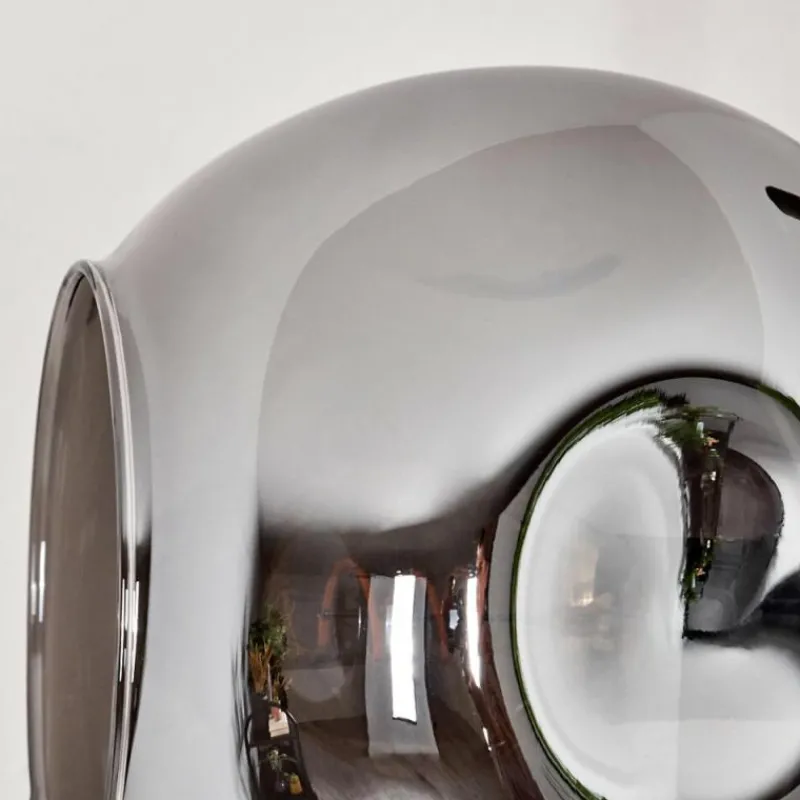 Suspension Verre Fumé-hofstein Ripoll Lampadaire Fumé, 3 lumières