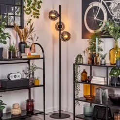 Suspension Verre Fumé-hofstein Ripoll Lampadaire Fumé, 3 lumières