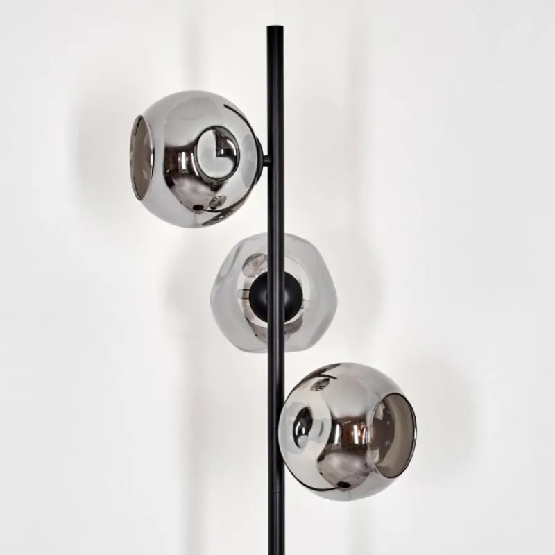 Suspension Verre Fumé-hofstein Ripoll Lampadaire Fumé, 3 lumières