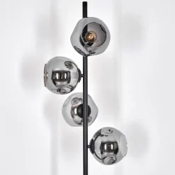 hofstein Ripoll Lampadaire Fumé, 4 lumières