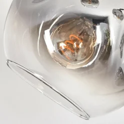 hofstein Ripoll Lampadaire Noir, 5 lumières