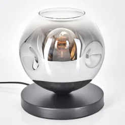 hofstein Ripoll Lampe à poser Chrome, Clair, 1 lumière