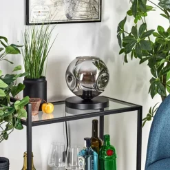 Suspension Verre Fumé-hofstein Ripoll Lampe à poser Fumé, 1 lumière