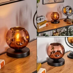 hofstein Ripoll Lampe à poser Noir, 1 lumière