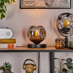 hofstein Ripoll Lampe à poser Noir, 1 lumière