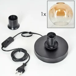 hofstein Ripoll Lampe à poser Noir, 1 lumière