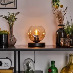 hofstein Ripoll Lampe à poser Noir, 1 lumière