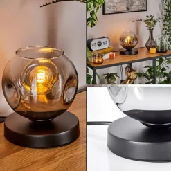 hofstein Ripoll Lampe à poser Noir, 1 lumière