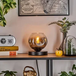 hofstein Ripoll Lampe à poser Noir, 1 lumière