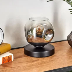 hofstein Ripoll Lampe à poser Noir, 1 lumière