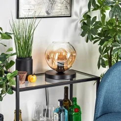 hofstein Ripoll Lampe à poser Noir, 1 lumière