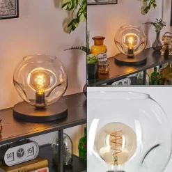 hofstein Ripoll Lampe à poser Noir, 1 lumière