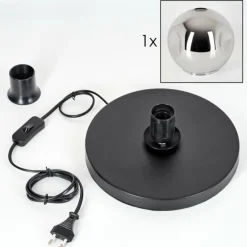 hofstein Ripoll Lampe à poser Noir, 1 lumière