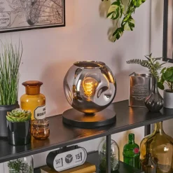 hofstein Ripoll Lampe à poser Noir, 1 lumière