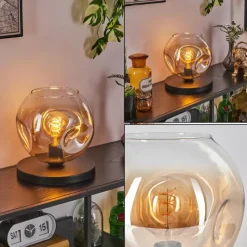 hofstein Ripoll Lampe à poser Noir, 1 lumière