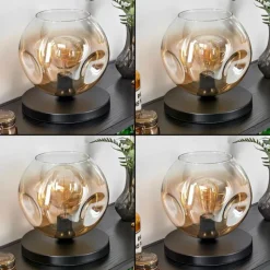 hofstein Ripoll Lampe à poser Noir, 1 lumière