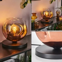 hofstein Ripoll Lampe à poser Noir, 1 lumière